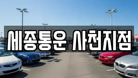 경상남도 사천시 사남면 렌트카 전문 세종통운 사천지점