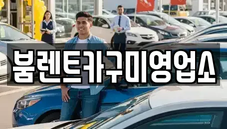 경상북도 구미시 봉곡동 렌트카 전문 붐렌트카구미영업소