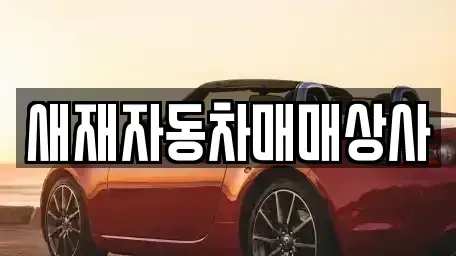 경상북도 문경시 중고차 전문 새재자동차매매상사