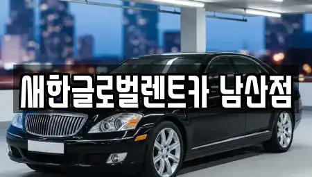 대구 중구 동성로3가 렌트카 전문 새한글로벌렌트카 남산점