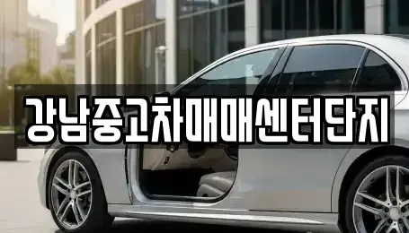 서울 강남구 삼성동 중고차 전문 강남중고차매매센터단지