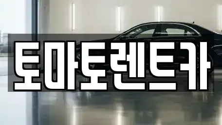 서울 도봉구 쌍문동 렌트카 전문 토마토렌트카