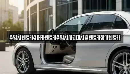 서울 용산구 서계동 장기렌트카 전문 수입차렌트카슈퍼카렌트카수입차사고대차월렌트카장기렌트카