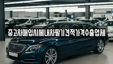 서울 종로구 홍지동 중고차매입 전문 중고차매입시세내차팔기견적가격수출업체