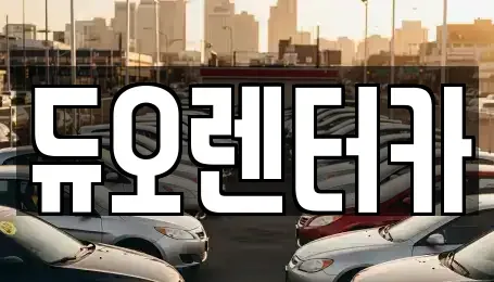 서울 중구 남산동3가 렌트카 전문 듀오렌터카