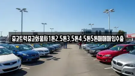 서울 중구 회현동2가 중고차매입 전문 중고트럭중고화물차1톤2.5톤3.5톤4.5톤5톤매매매입수출