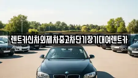 서울 중랑구 면목동 단기렌트카 전문 렌트카신차외제차중고차단기장기대여렌트카