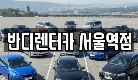 서울특별시 서대문구 천연동 단기렌트카 전문 반디렌터카 서울역점