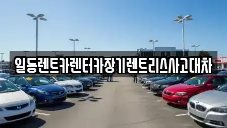 인천 중구 경동 렌트카 전문 일등렌트카렌터카장기렌트리스사고대차