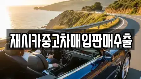 인천광역시 남동구 도림동 중고차매입 전문 재시카중고차매입판매수출