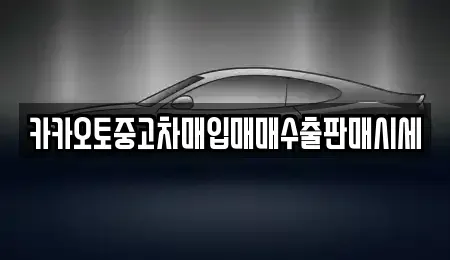 인천광역시 남동구 도림동 중고차매입 전문 카카오토중고차매입매매수출판매시세