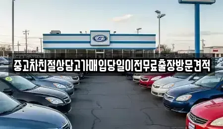 인천광역시 중구 항동6가 중고차매매 전문 중고차친절상담고가매입당일이전무료출장방문견적