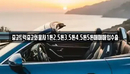 전남 목포시 남교동 중고차매입 전문 중고트럭중고화물차1톤2.5톤3.5톤4.5톤5톤매매매입수출