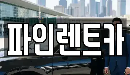 전북특별자치도 순창군 적성면 장기렌트카 전문 파인렌트카