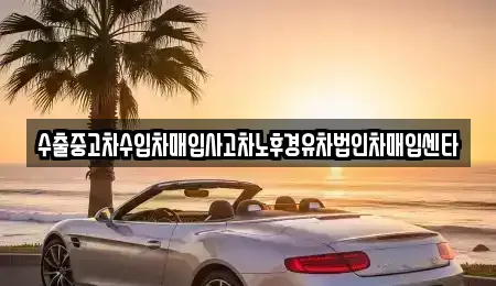 제주특별자치도 제주시 이호일동 중고차매입 전문 수출중고차수입차매입사고차노후경유차법인차매입센타