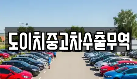 충남 계룡시 신도안면 중고차 전문 도이치중고차수출무역
