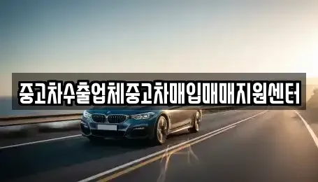 충남 공주시 월송동 중고차매매 전문 중고차수출업체중고차매입매매지원센터