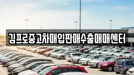 충남 금산군 남이면 중고차매입 전문 김프로중고차매입판매수출매매센터