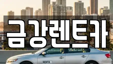 충남 서산시 예천동 렌트카 전문 금강렌트카