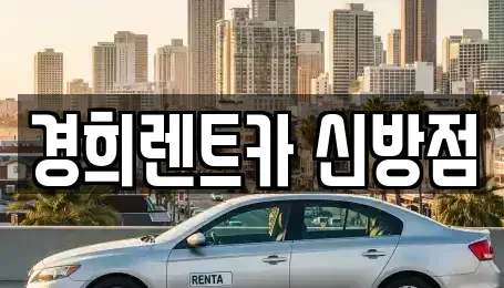 충남 천안시 동남구 봉명동 렌트카 전문 경희렌트카 신방점