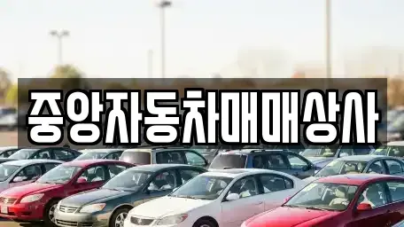 충북 충주시 살미면 중고차매매 전문 중앙자동차매매상사