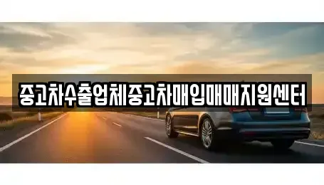 충북 충주시 연수동 중고차 전문 중고차수출업체중고차매입매매지원센터